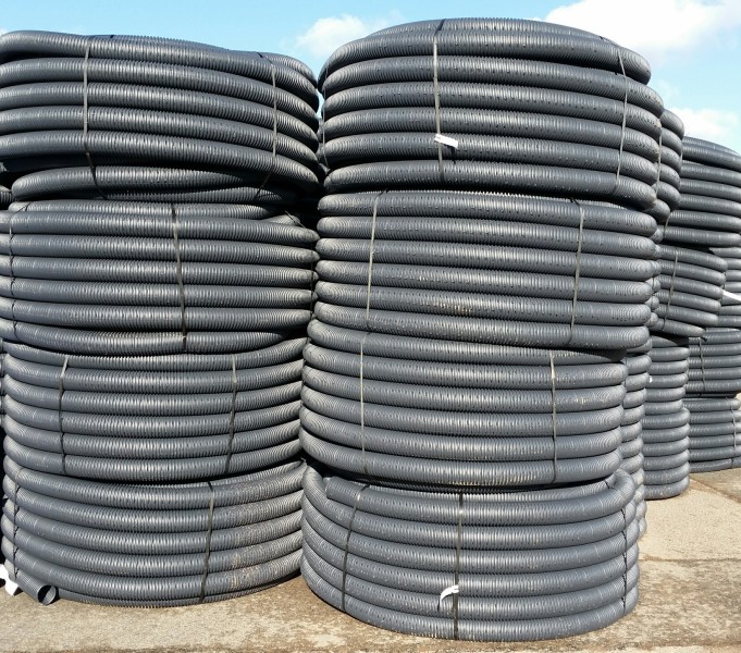 Coiled Single Wall Land Drainage System